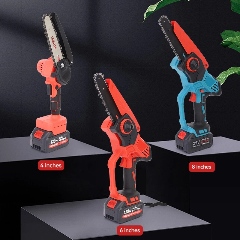 Cordless electric pruning shear telescopic lithium chain saw supporting pruning shear fruit tree flower pruning extension pole