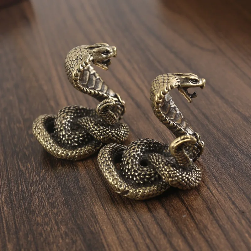 Custom animal image statue custom size sculpture bronze brass snake bronze sculpture