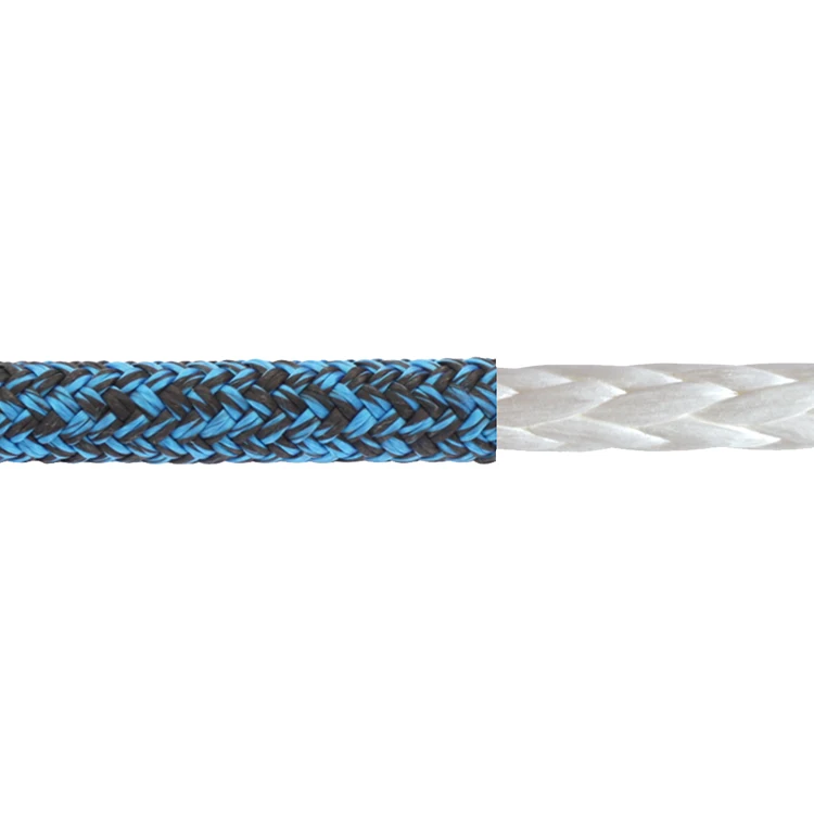 Sailing rope RACING LINE with 12 strand treated Ralon core and Polyester cover