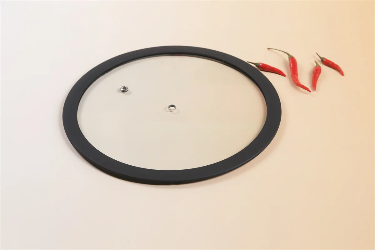Silicone lid-falt shape