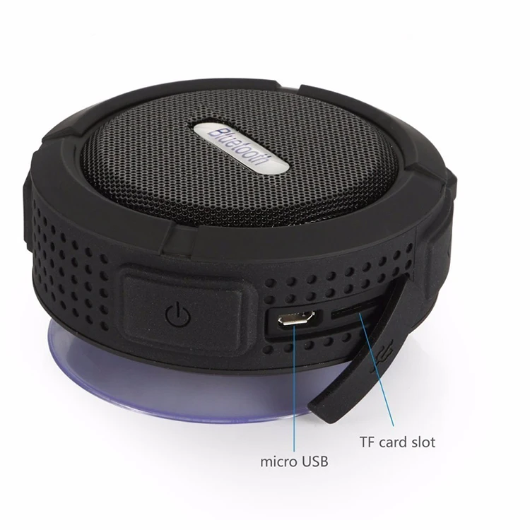 2020 рекламный наружный IPX4 водонепроницаемый беспроводной bluetooth-динамик C6 с TF-картой Bluetooth-динамик индивидуальным логотипом