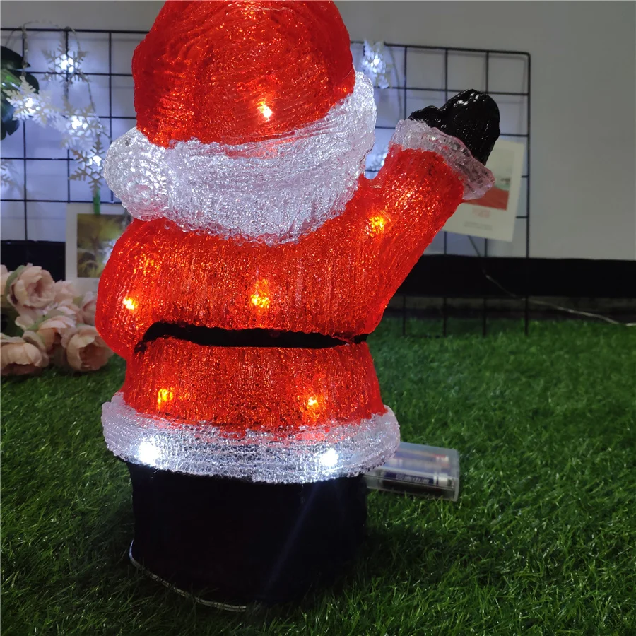 H36CM Santa Claus Light Acrylic LED Light 30L One Piece Shipment