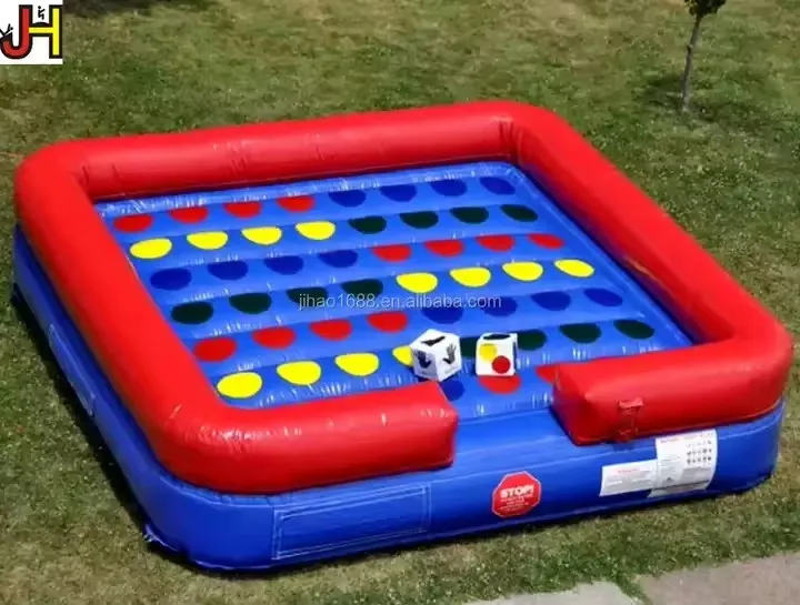 custom inflatable twister board game interactive inflatable twister mattress bed