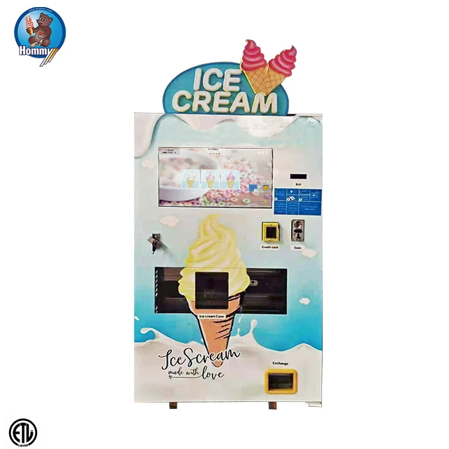 Supplier Italy Gelato Vending Machine HM736 ice cream vending machine full-automatic self-service HM736S