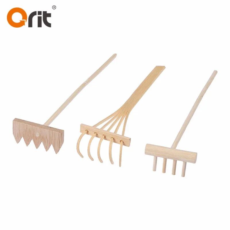Mini Miniature Garden Tools Zen Garden Rake Set Single Zen Rake 4 Tine