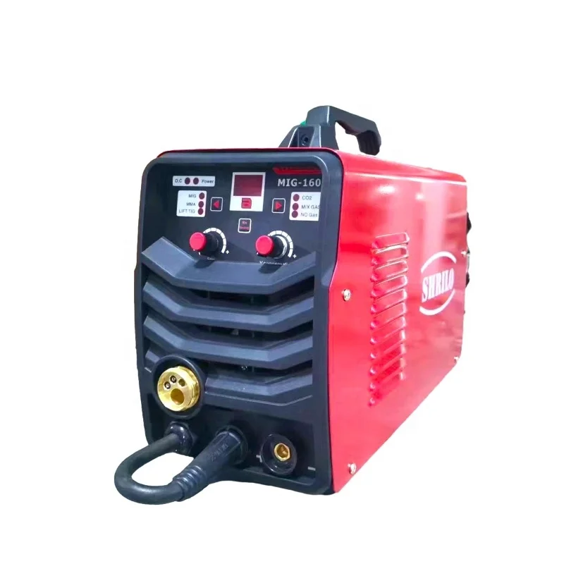 Soldadora arco 3 IN one Gas Multifunction160 amperios MMA MAG TIG MIG Welders Gasless MIG Welding Machine