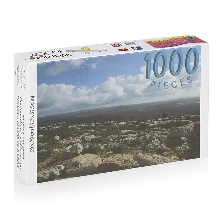 Wholesale custom factory customized 1000 pieces jigsaw puzzles