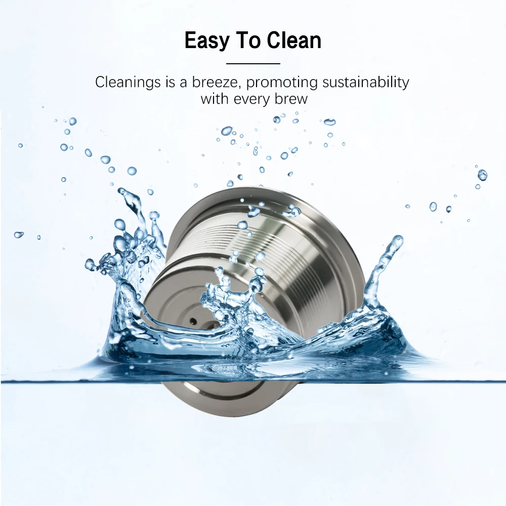 1 капсула для кофе из нержавеющей стали