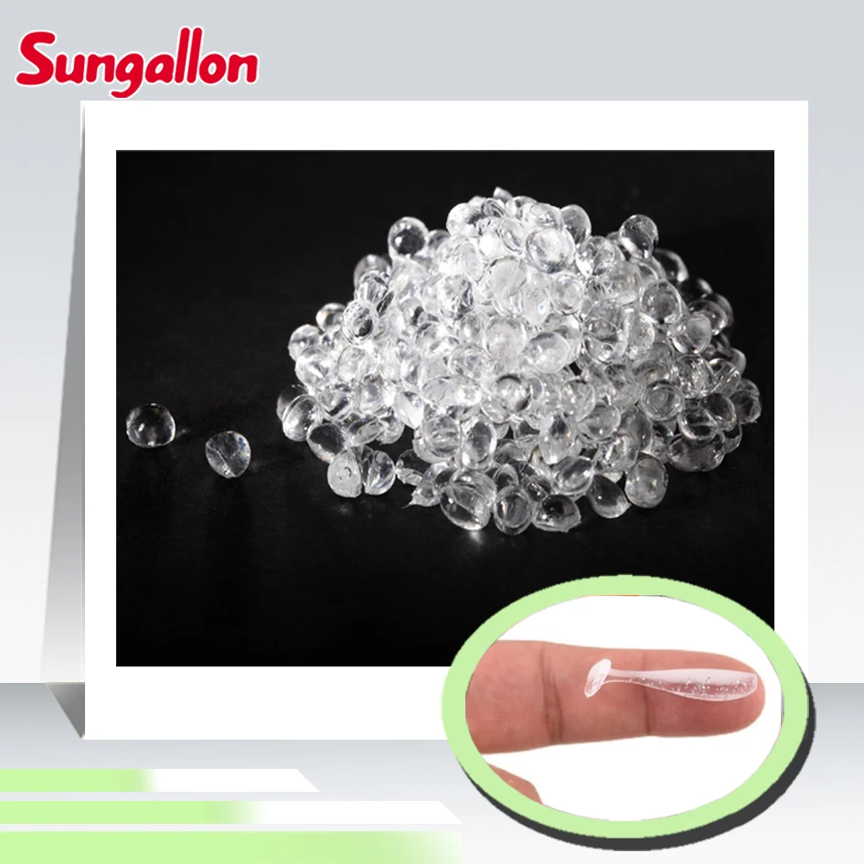 TPE artificial bait fish lures customiztaion raw material factory wholesale injection TPE/TPR/TPU granules