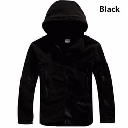 Winter Men US Thermal Fleece Tactical Jacket Outdoors Sports Hooded Coat Softshell Hiking Outdoor Jackets