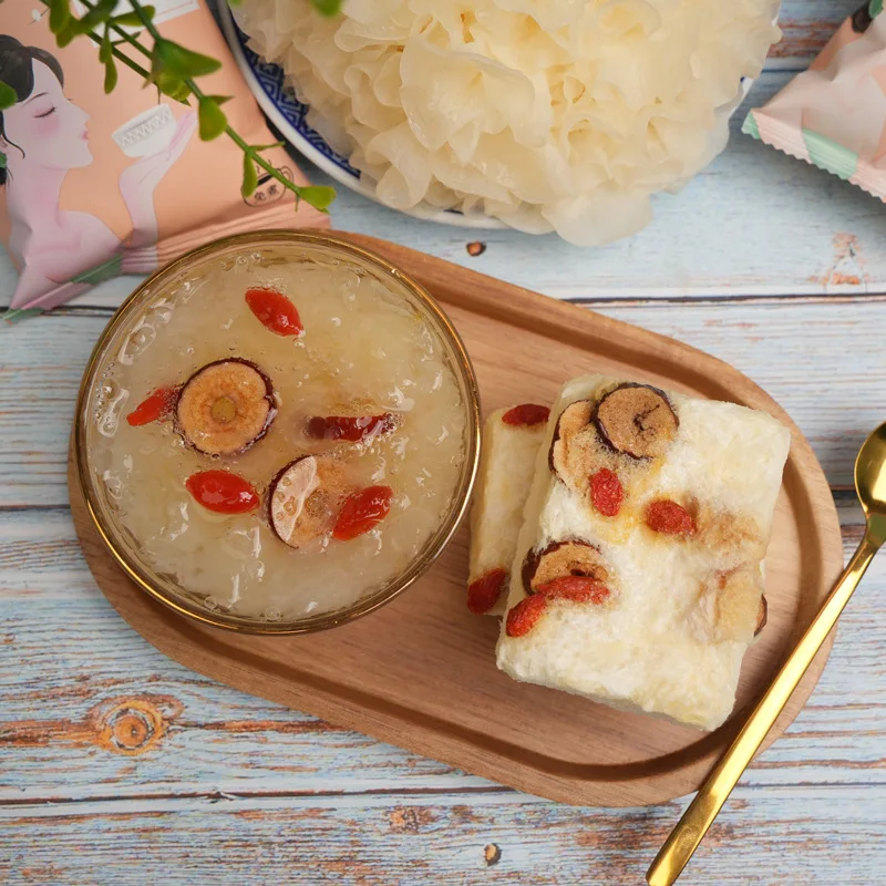 15g*10 fast food breakfast freeze-dried  tremella soup wholesale healthy food best material