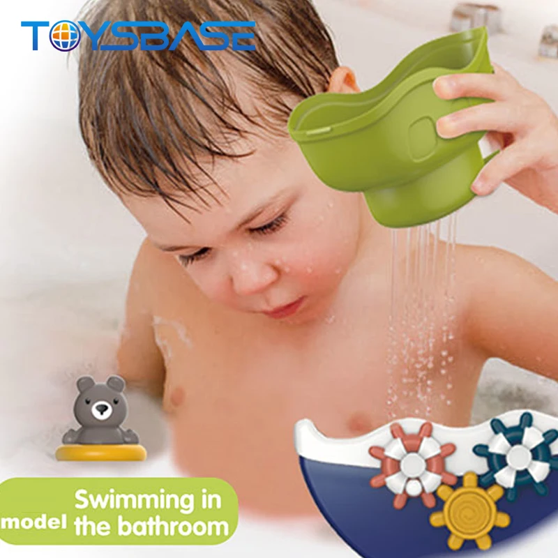 New Product Funny Baby shower Boat Bath Toy Set
