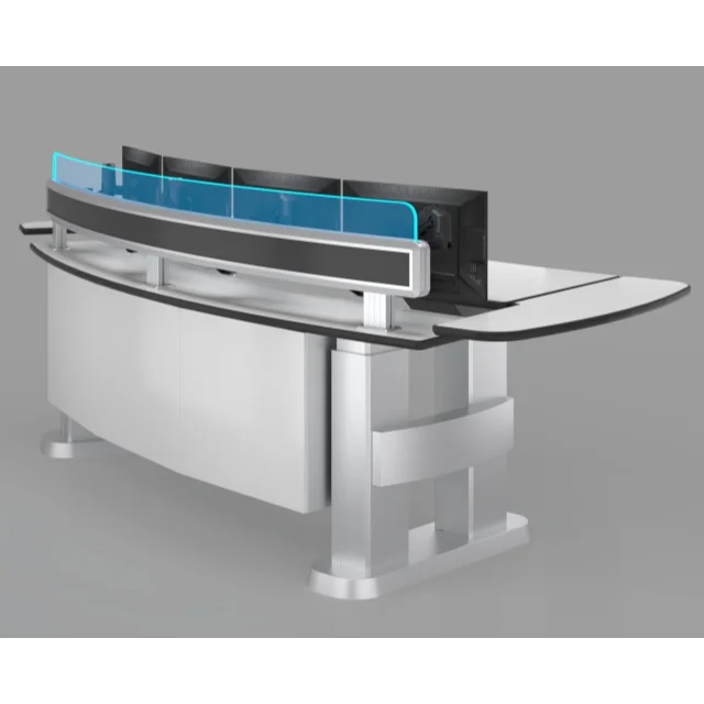 Эргономичные модульные пульты управления с регулируемой высотой для общественной безопасности и аварийных операций 24/7/365 консольная мебель