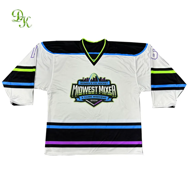 Custom design sublimation print ice field hockey uniforms set no MOQ