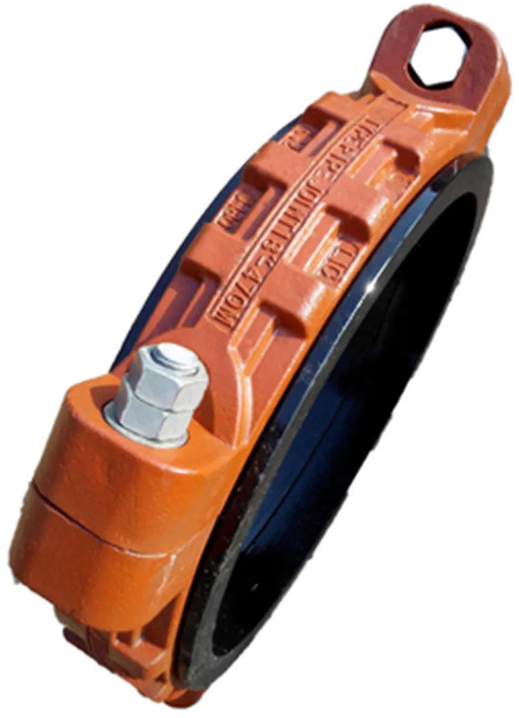 Cheap high quality groove clamp fire pipe fittings cast iron connection clamp