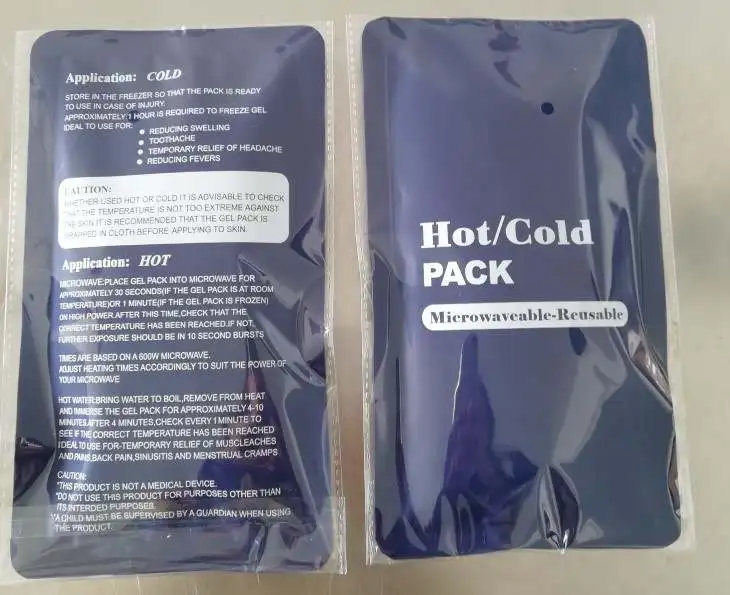 Top Selling Cold Pack Gel Reusable Long Lasting Multi Size Customize Hot And Cold Ice Pack
