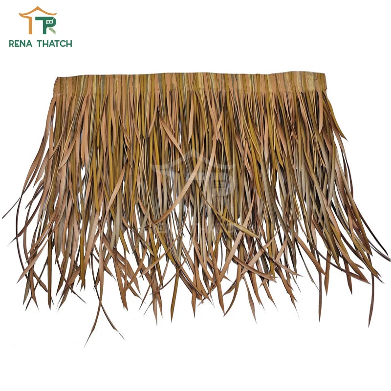 Recyclable plastic artificial fibre thatch roof for gazebo (1600717347927)