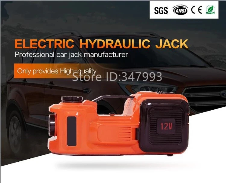 
HF-450 Car Electric jack car air pump car electric wrench 3 in 1 Auto multi-function maintenance tools 