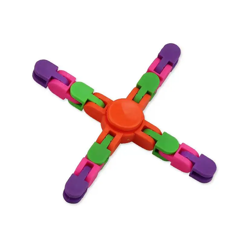 Wacky Tracks Spinner 4 angles and Click Fidget Toys Finger Sensory Toys Decompress the Toy