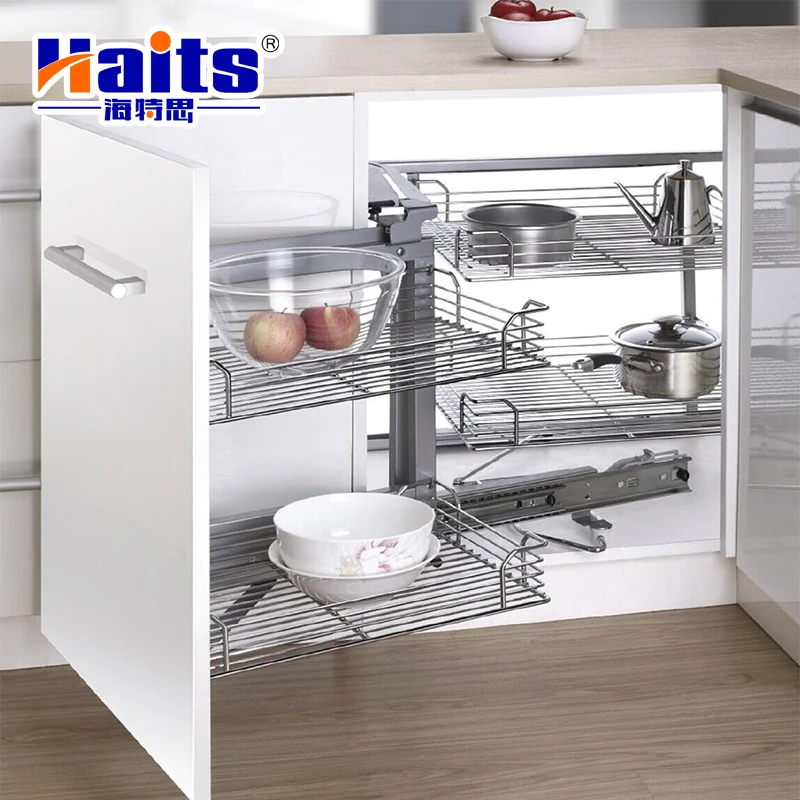 Кухонный шкаф для хранения, органайзер, кухонный ящик, корзина, Волшебная угловая корзина