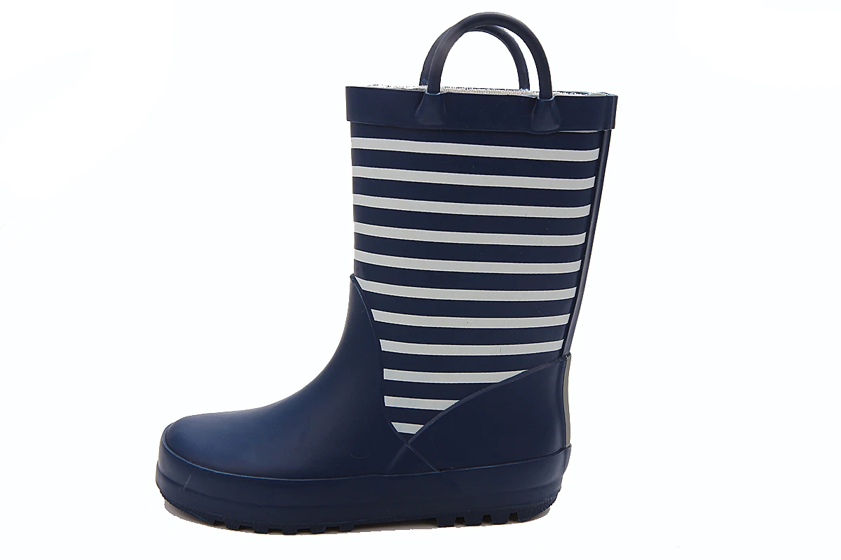 kids girls lovely latest in cartoon animal printing rubber rain boots for children