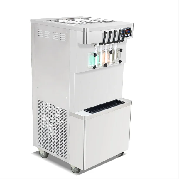 5 flavors 7 flavors commercial soft serve ice cream maker machine for sale