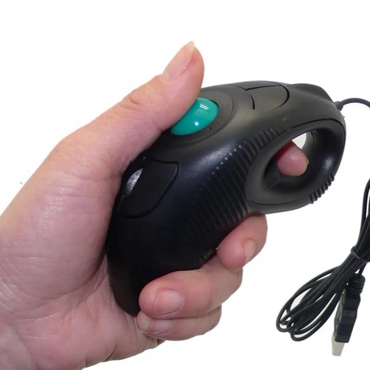 Y10 Ergonomic Ball Mouse Finger Air Trackball Ergnomic Mouse Usb Wire Fly Mouse For Training Center Computer