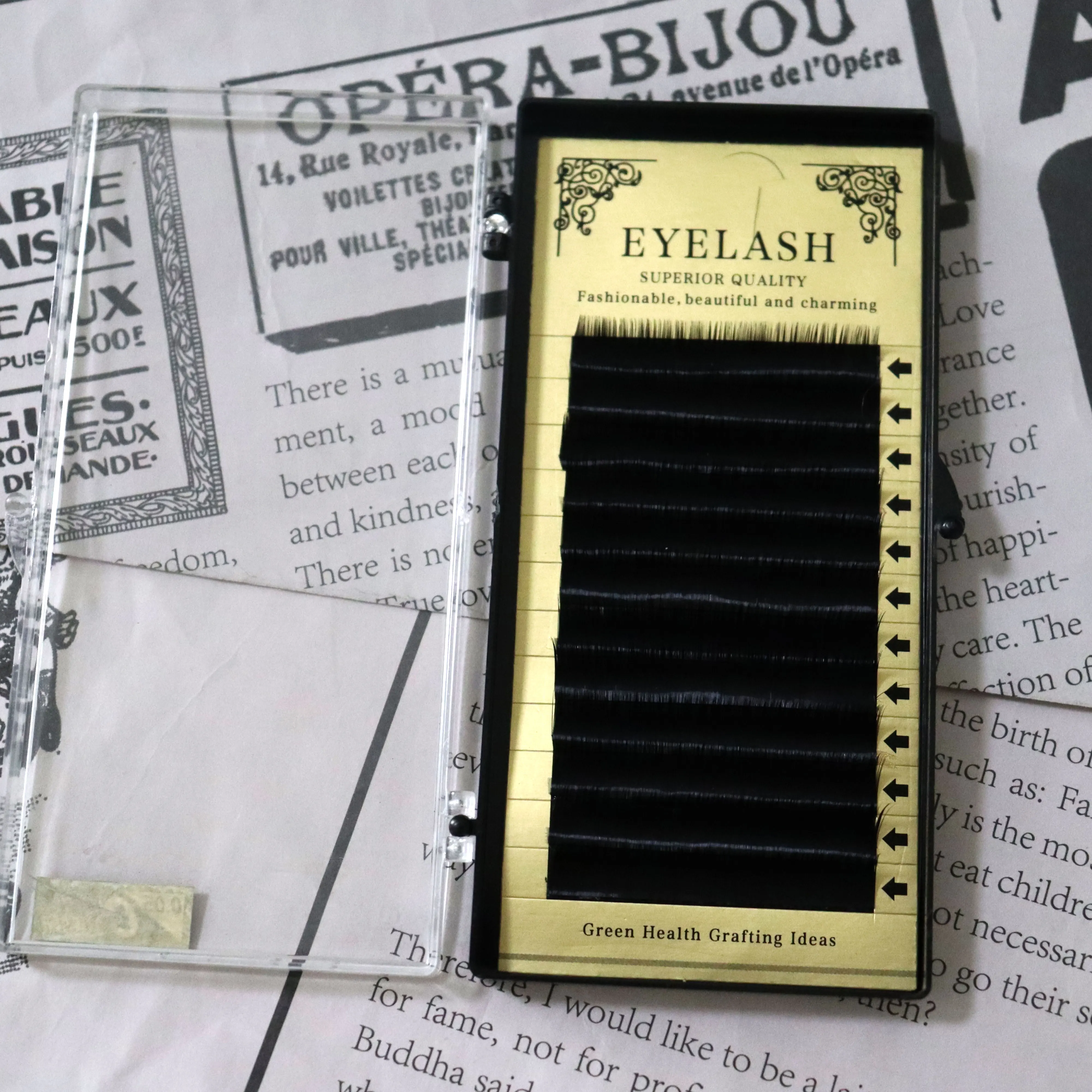 High Quality Synthetic Mink Lash Extension Russian Volume Individual Mink Soft Natural Eyelash Extension with Customized Package