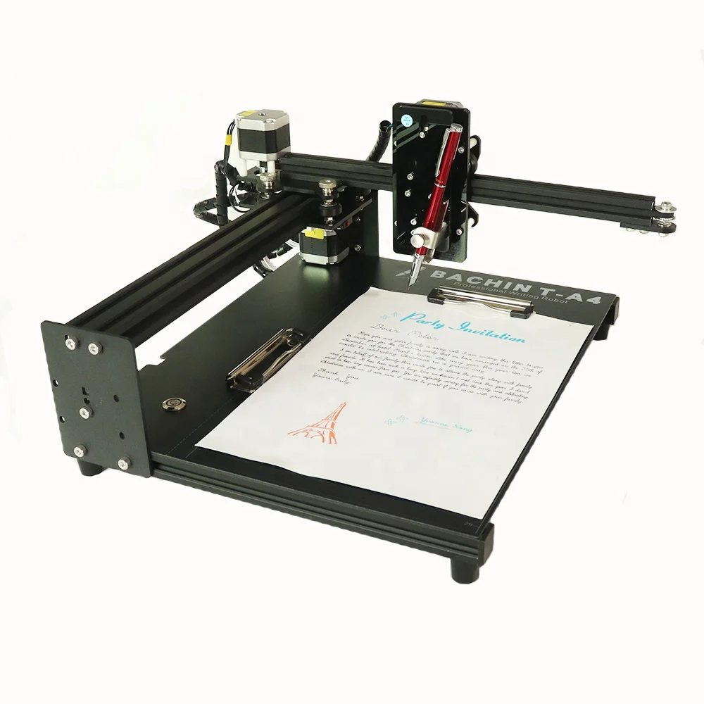 DIY Smart Writing Drawing Robot Mini XY  2 Axis CNC Pen Plotter Machine Advanced Toy Stepper Motor Drive  Drawbot A4