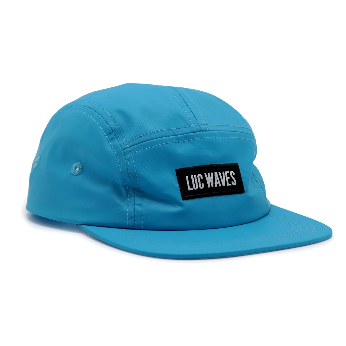 Running Unstructured Custom Camp Hat 5 Panel Cap Nylon