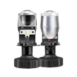 LED auto Headlight mini lens projector 6500K super power 110w 25000lm led headlight projector h4 for cars