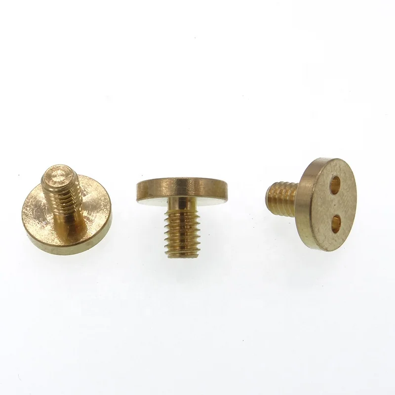 Security screws 3-hole anti-theft brass one-way security screws
