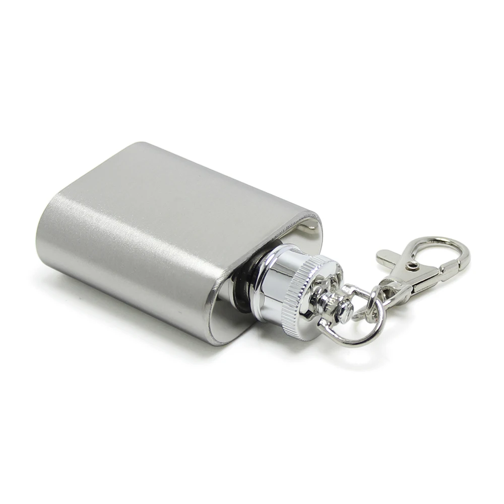 1oz 30ML Keychain Multitool Metal Alcohol Bottle Pocket Whiskey Drink Flasks Gifts Mini Stainless Steel Hip Flask Alcohol Flask