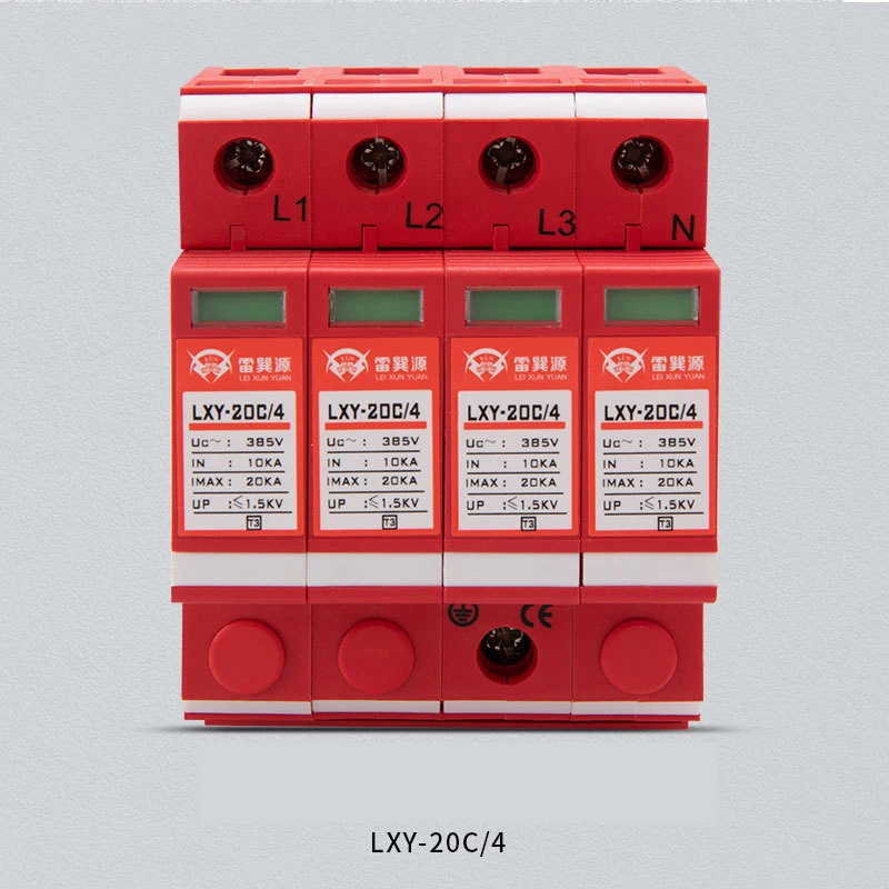 Surge Protective Device Type Three Phase Surge Protection Device Plastic Parts Surge Protector Dc 220v Spd
