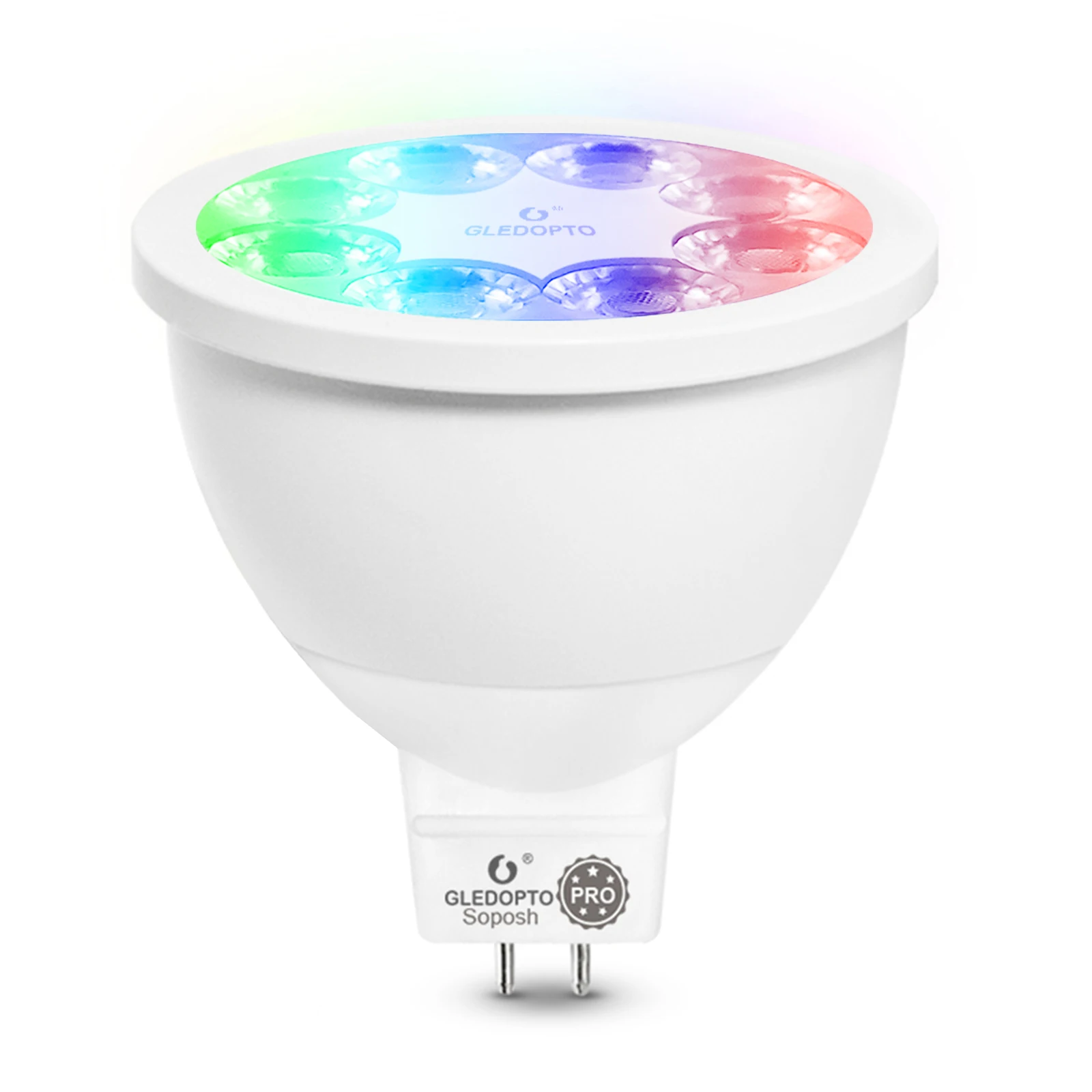 Лидер продаж ZIGBEE PRO RGB + CCT цвет AC/DC 12 В 5 Вт MR16 Zigbee 3 0 Интеллектуальный светодиодный прожектор для внутреннего