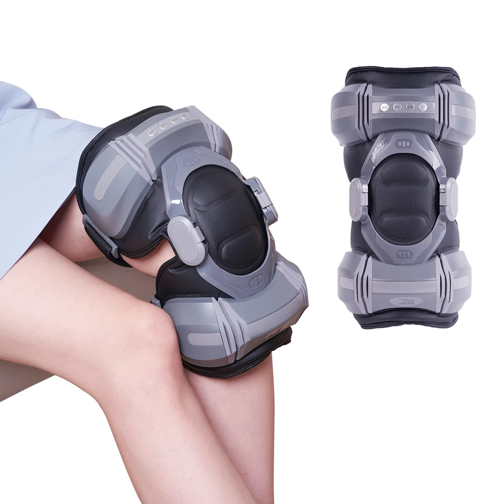 Alphay 3D Wrap Around Design knee elbow massager with heat Shoulder Massage Airwave Joint Massager for Knee Pain Relief