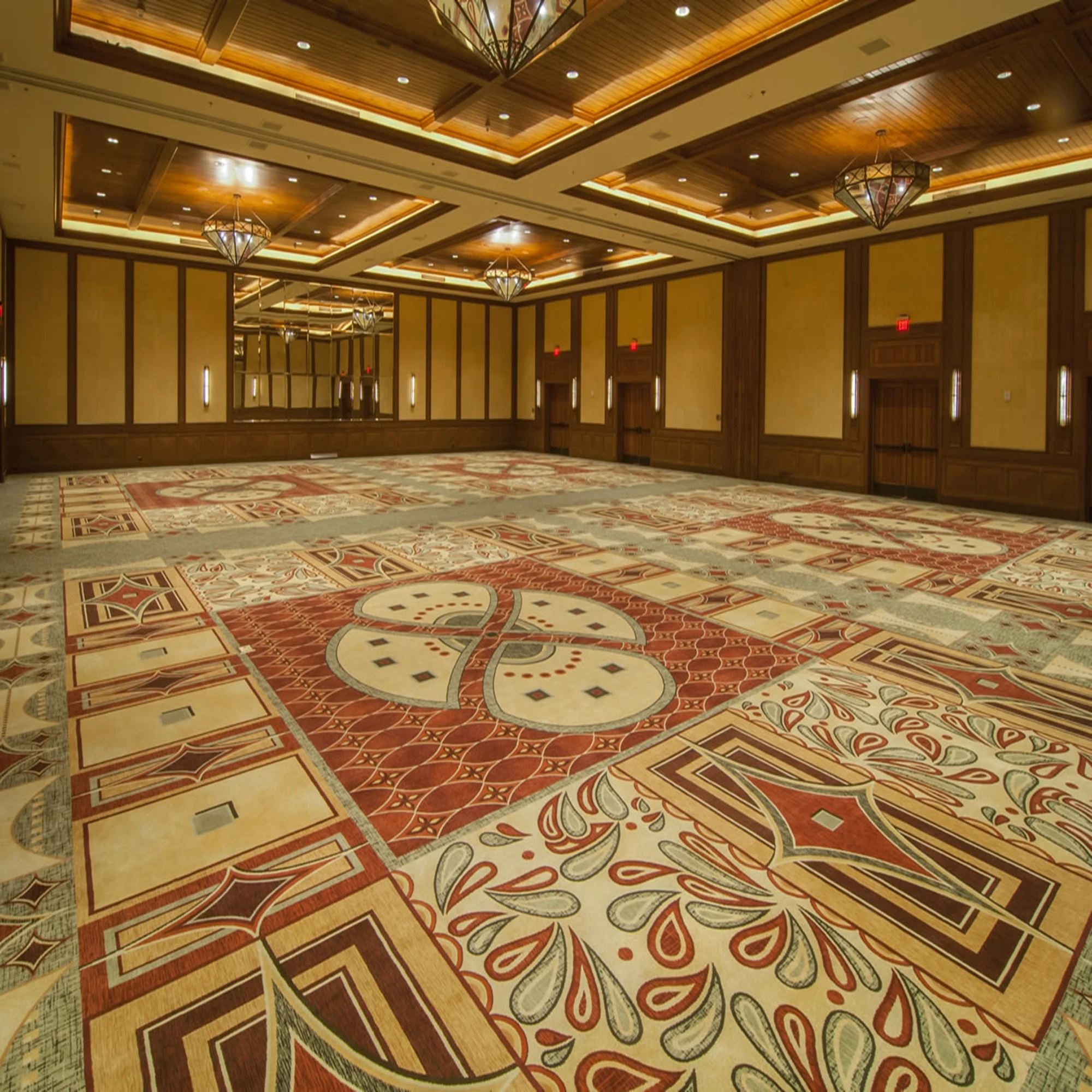 Wool and nylon machine made Axminster Wool Hotel Hallway wall to wall Casino Hall Carpet