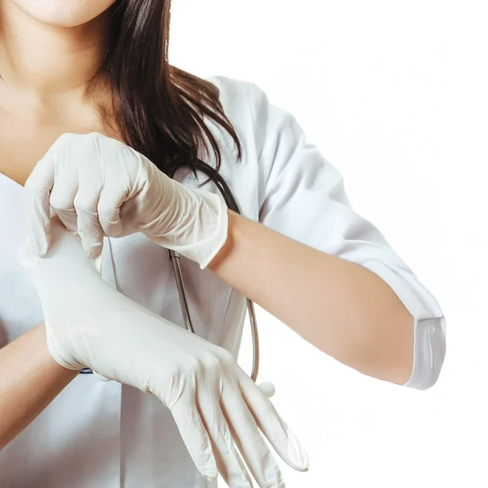 Best Selling 5.0gm White Guantes Latex Glove Medical Use Disposable Exam Grade Gloves Soft and Comfortable WHITE GLOVE