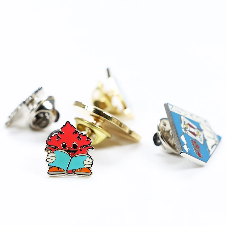 Bulk Custom Gold Plated Hard Enamel Pin Metal Lapel Pin With No Minimum