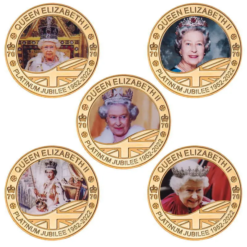 1952-2022 Queen ELIZABETH Longest Reigning Royal Mint Medallion Coins for collection