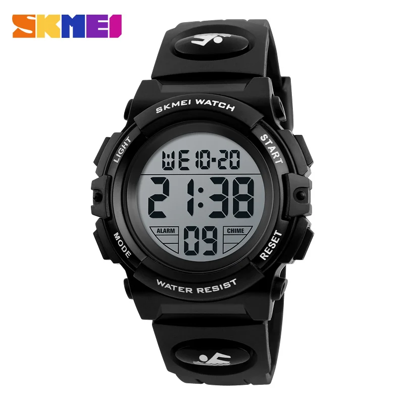 Digital Sports Waterproof Outdoor Kids Watches Alarm Clock 12/24 H Stopwatch Calendar 3-15 Year Old Boys Girls Wristwatch 1266