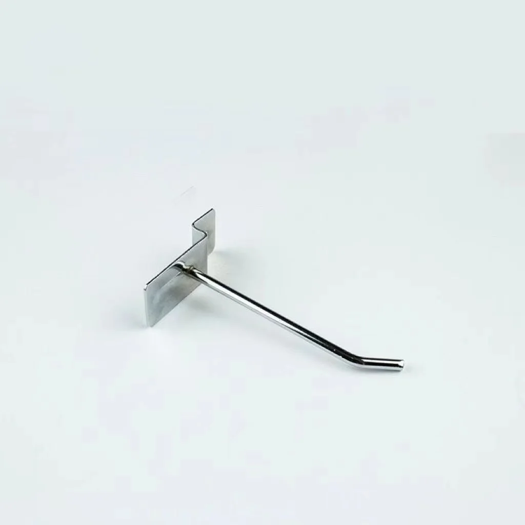 slatwall hanging single hooks bulk display hook metal steel slatwall display shelf hook 30cm