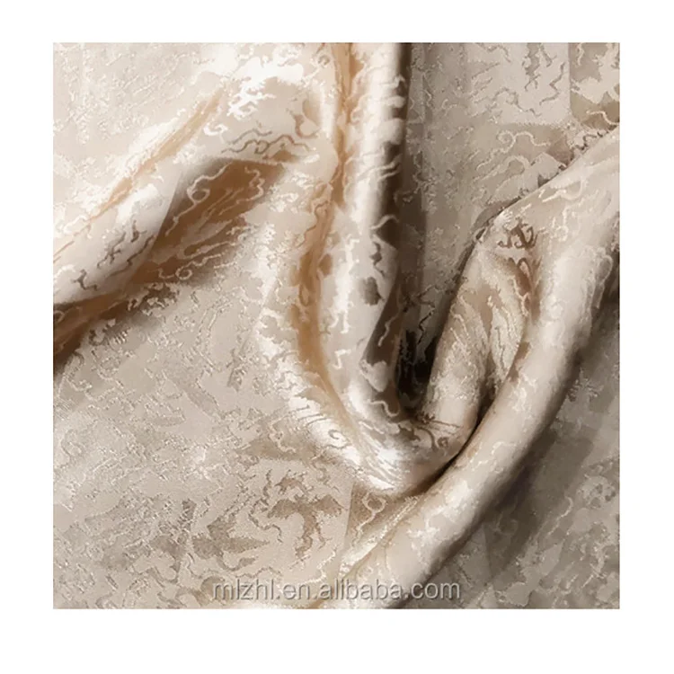 
 Высококачественный Эластичный 100% чистый шелк материал для женских платьев/рубашек/костюмов/вечерних платьев/ночных рубашек тканая жаккардовая ткань  