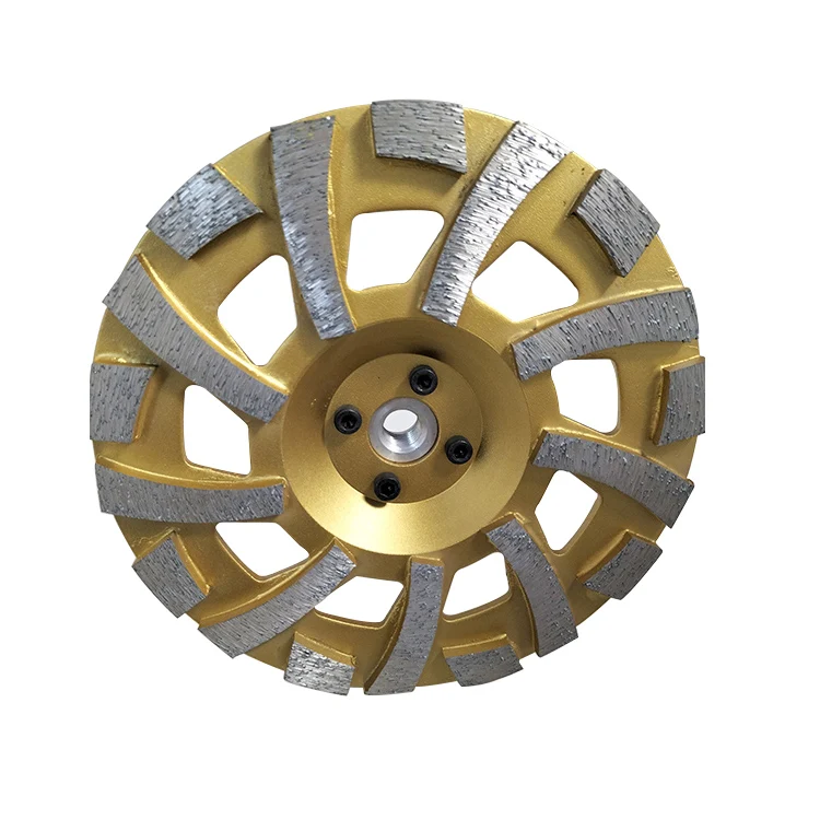 Vacuum brazed diamond grinding cup wheel for marble granite