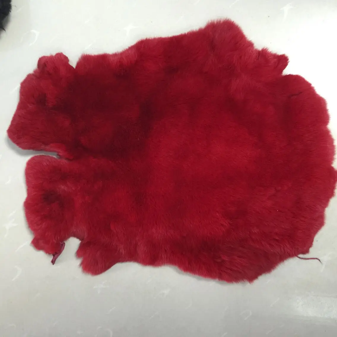 Dyed Color Real Rex Rabbit Fur Skin Tanned Fur Pelt For Sale