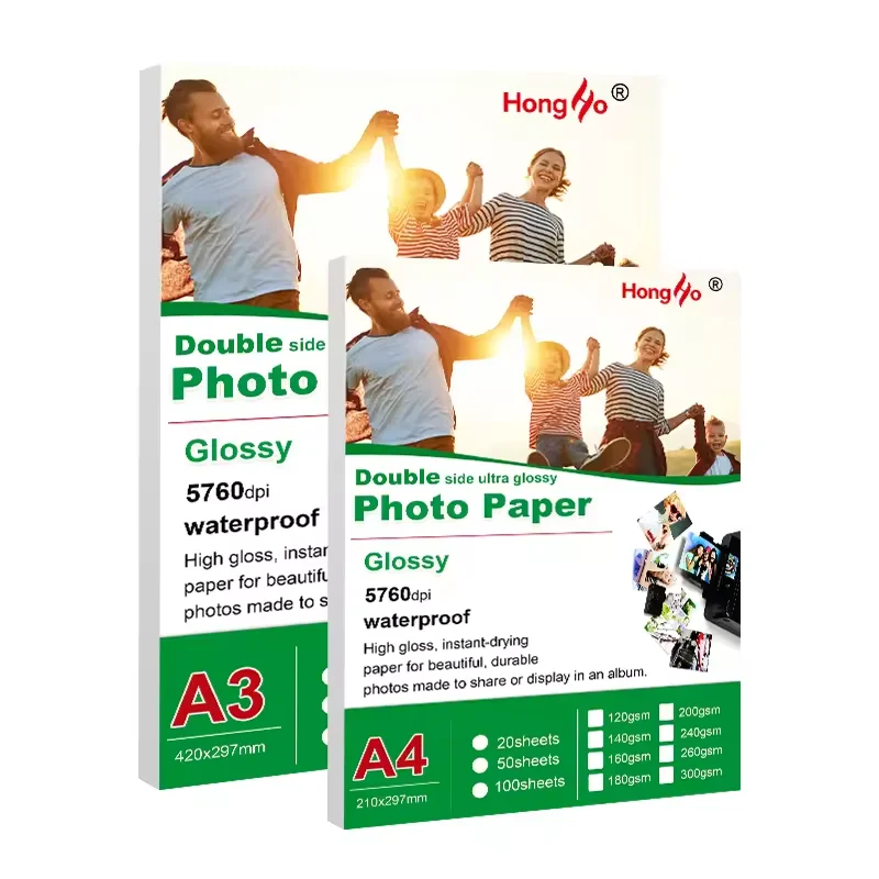 Wholesale Premium Quality Glossy Photo Paper A4 Size 220/240/260/300gsm Inkjet Photo Paper