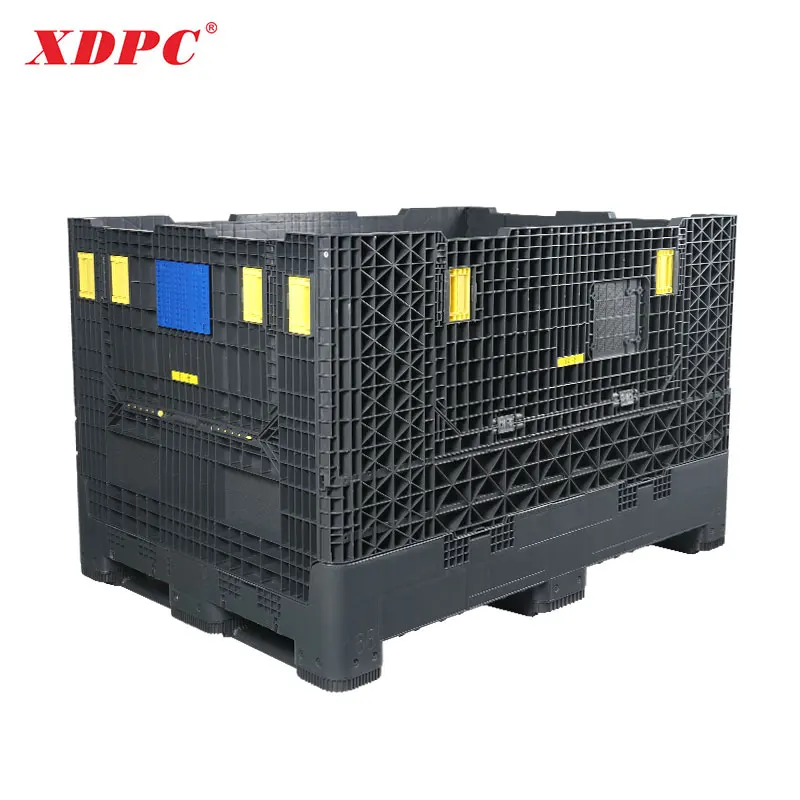 XDPC 1680x1140x1060 мм пластиковая коробка для поддонов сверхмощная промышленная Складная из полиэтилена высокой грузоподъемности