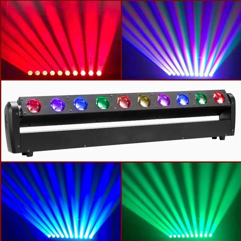 Лидер продаж светодиодный прожектор luces pixel dj сценическое освещение оборудование dmx 40 Вт * 10 шт. rgbw с заточенным лучом Подвижная