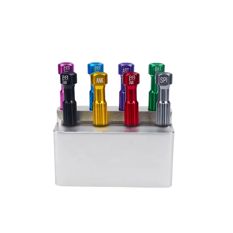 8 шт. комплект стоматологическое лабораторное абатмента техник обе imppant отвертки протез посадки отвертка со стальными для ювелирных украшений