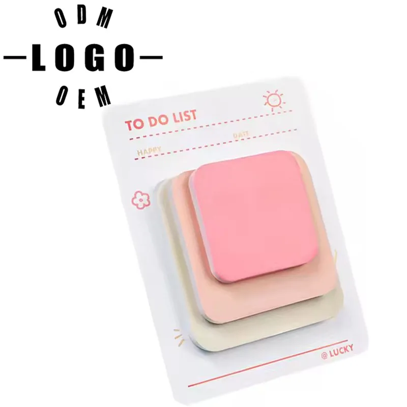 Jenga color high appearance level ins Wind Note paper Student message N times pastable note pad